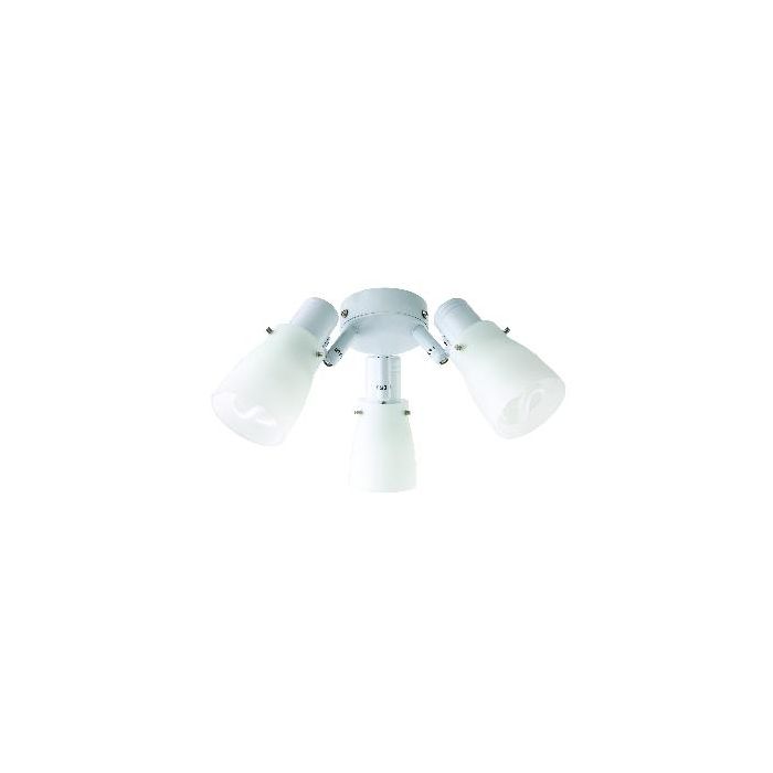 Macedon 3 Light Ceiling Fan Light Kit White