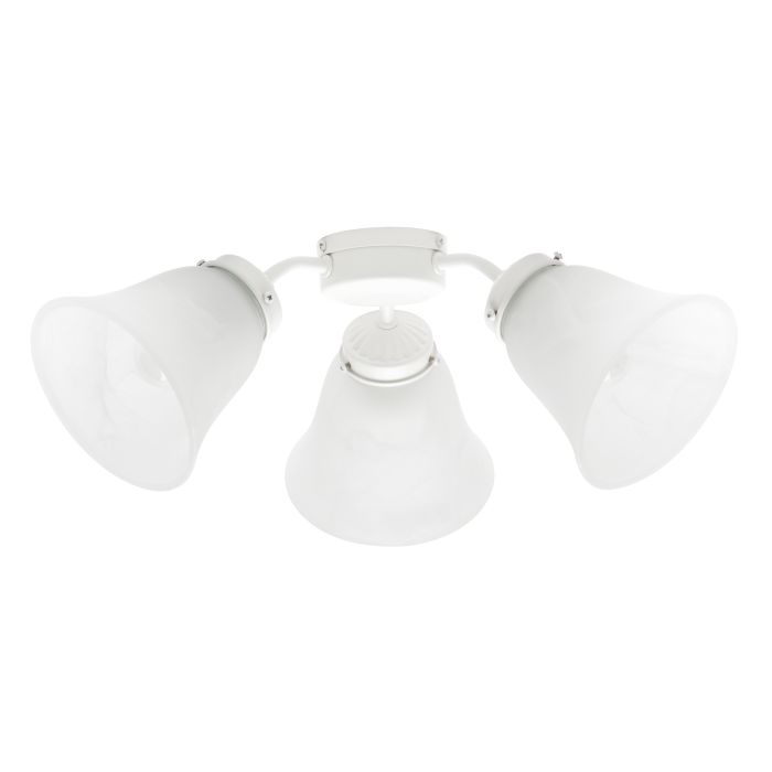 Auro 3 Light Ceiling Fan Light Kit White 