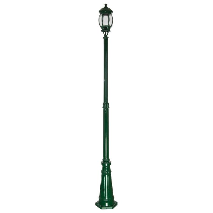 Vienna Single Head Tall Post Light Green - 15929	