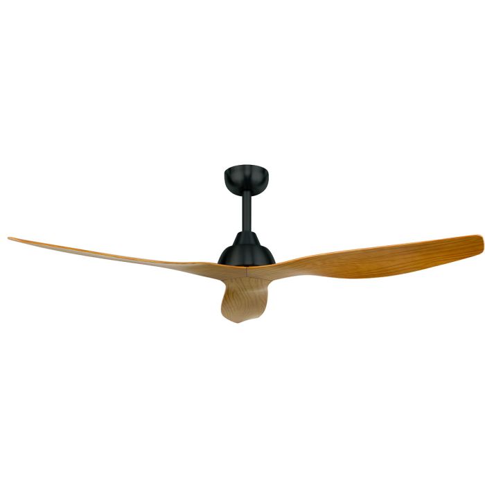BAHAMA 52" DC CEILING FAN CHARCOAL WITH TIMBER FINISH BLADES-19587/51