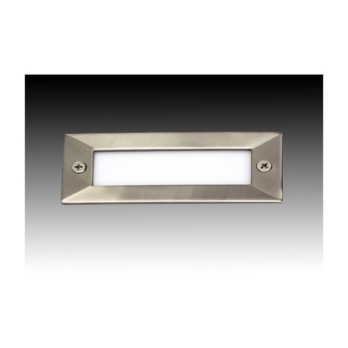 Ben Rectangular Mini Exterior Daylight White LED Steplight (LED316-DW) Gentech Lighting