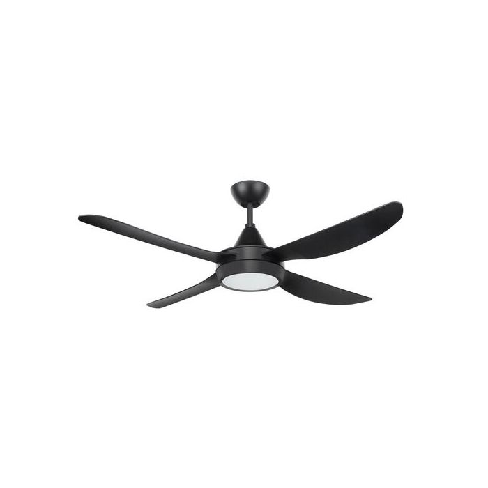 Vector II 52 ABS Ceiling Fan with CCT LED Light Black -22293/06