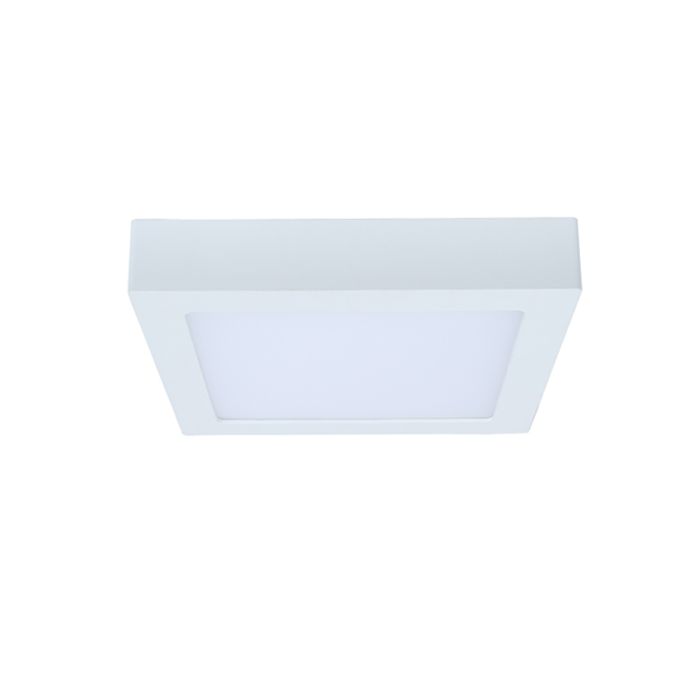 CLA Lighting Surface Mounted Ceiling Light WH SQ 3000K 12W 178mm IP20 SURFACE8