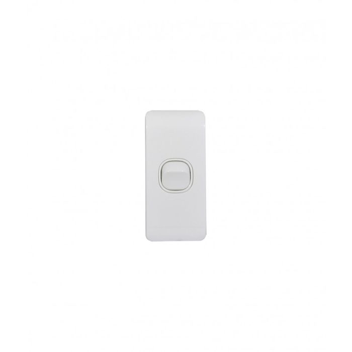Leopard Switch Vertical Architrave 1 Gang 16AX/20A 250V (LESWVA1G) GSM