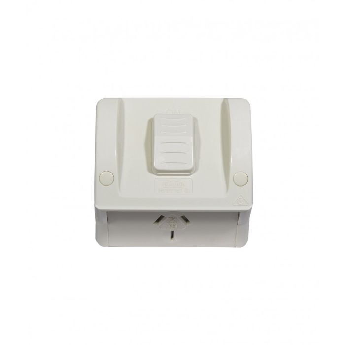 Hippo Single Outdoor Power Point IP54 15A (HPPP151G) GSM