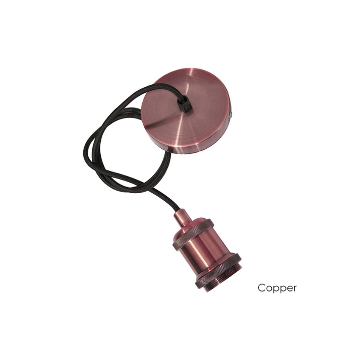 LUSION PENDANT 850MM ES COPPER LUS60212