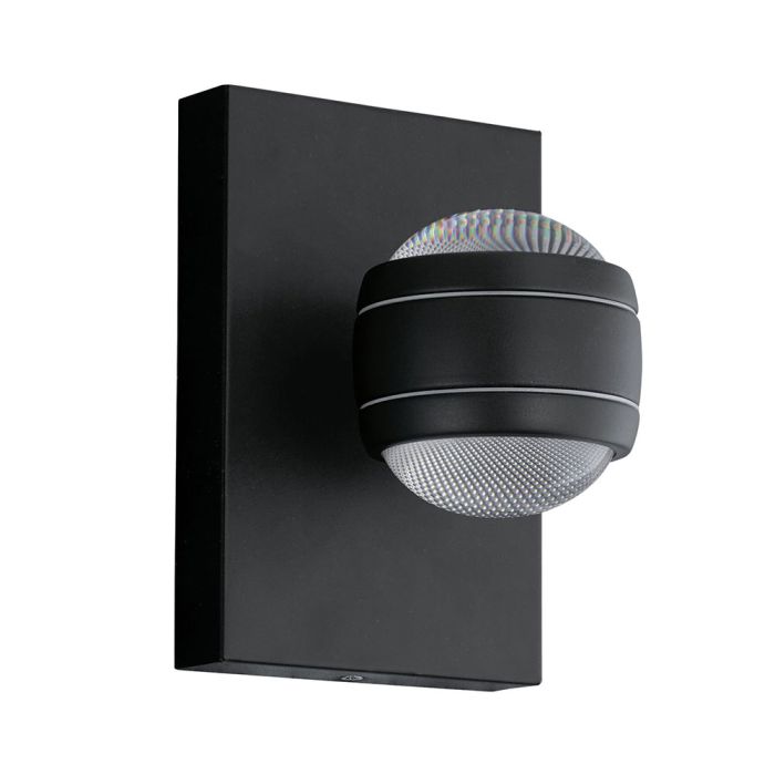Sesimba 7.4W LED Up/Down Modern Wall Light Black / Warm White - 94848