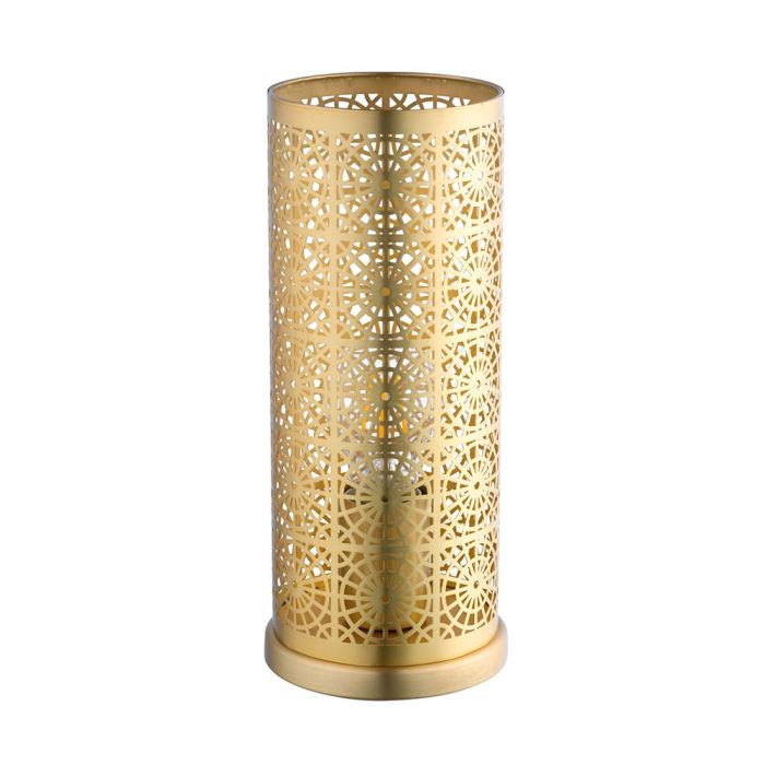 Bocal Moroccan Style Table Lamp Satin Brass - 96991