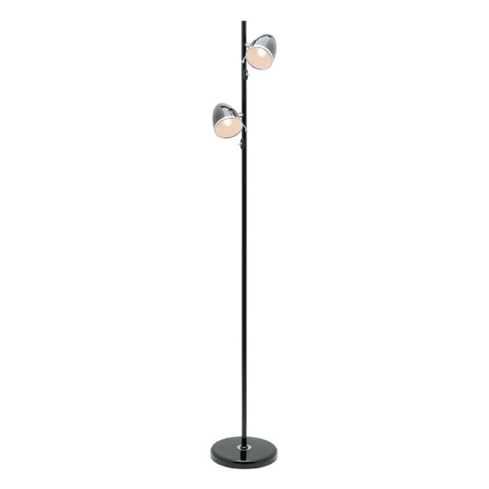 Sara 2 Light Floor Lamp - COLOUR - BLACK- A13022BLK
