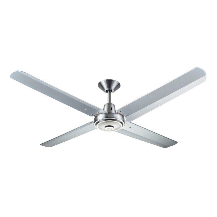 Typhoon M3 56" AC Ceiling Fan Brushed Chrome with Moulded Blades - A3425