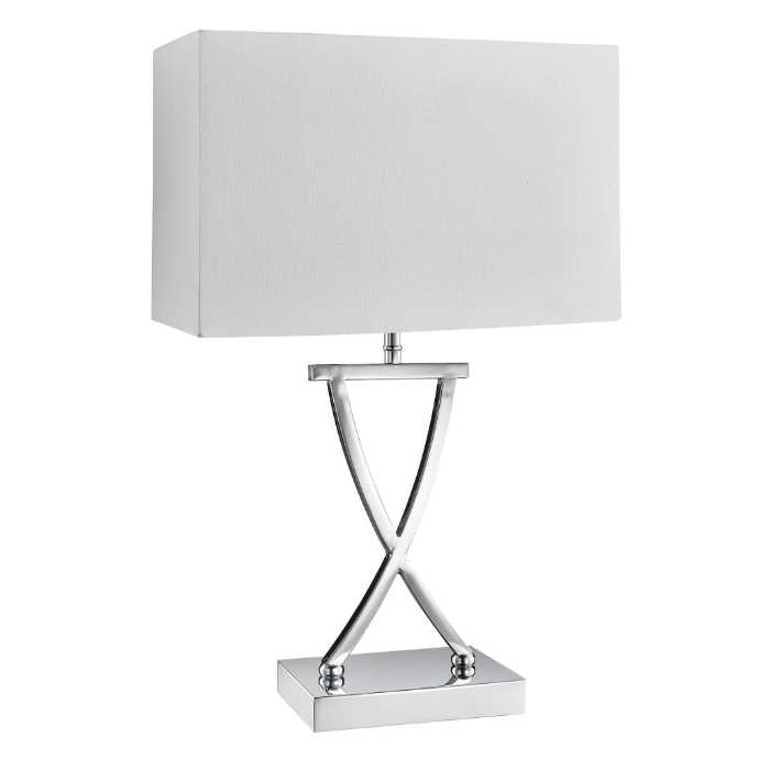 Large Table Lamp with Classic White Shade AU7923-CC