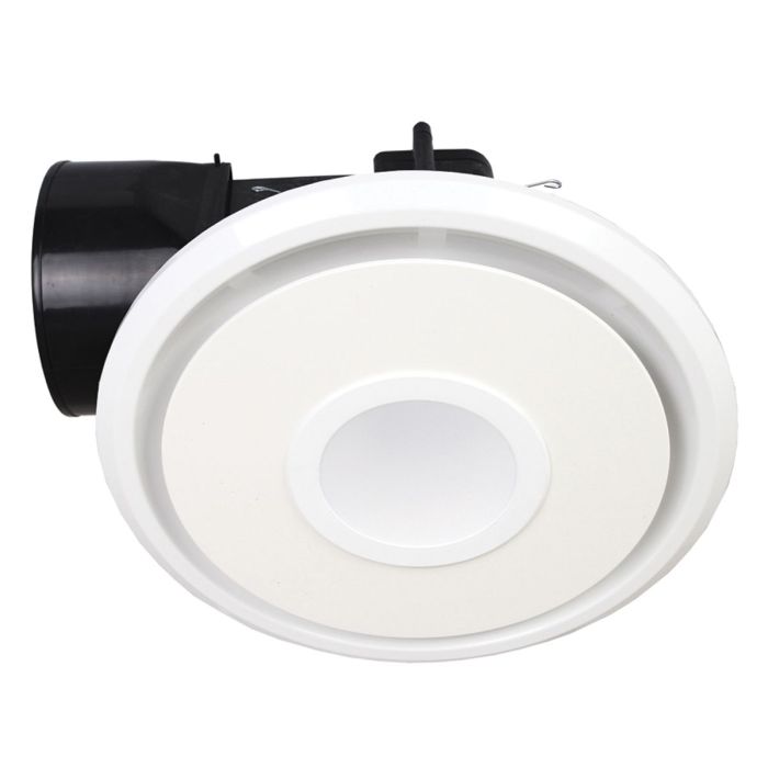 Mercator Emeline-II 240 Small Round Bathroom Exhaust Fan with 10W LED