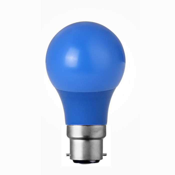 Blue 5w LED globe B22