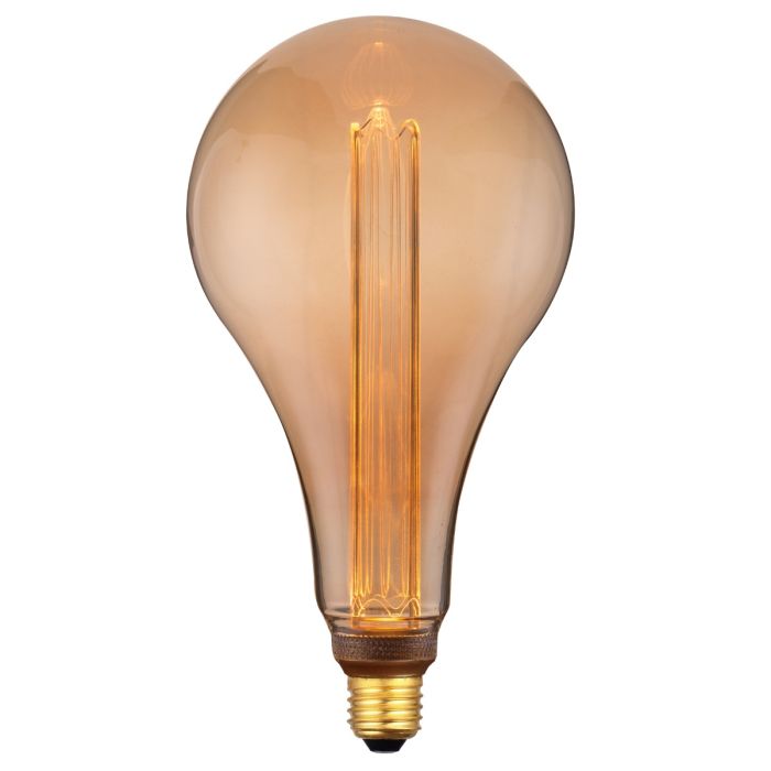 Deco E27 A165 Retro Dim 1800 Kelvin 120 Lumen Light Bulb Gold - 2080282758