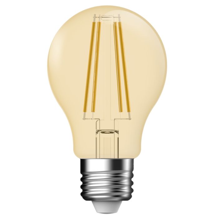 Deco E27 A60 Dim 2500 Kelvin 400 Lumen Light Bulb Gold colour-2080012758