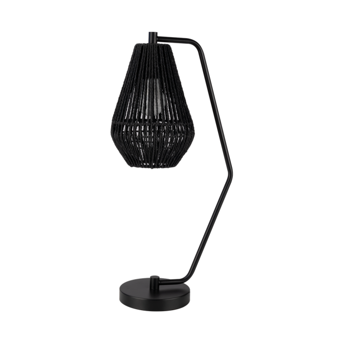 CARTER-DL PAPER ROPE DESK LAMP 1XE27 240V BLACK 23148