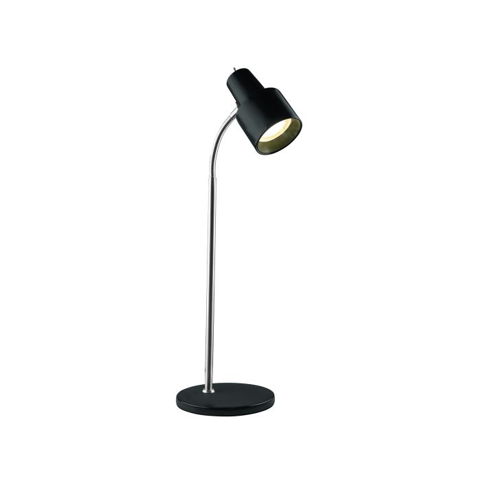 Celeste 7.5W LED Matt Black Table Lamp A21811BLK Mercator Lighting