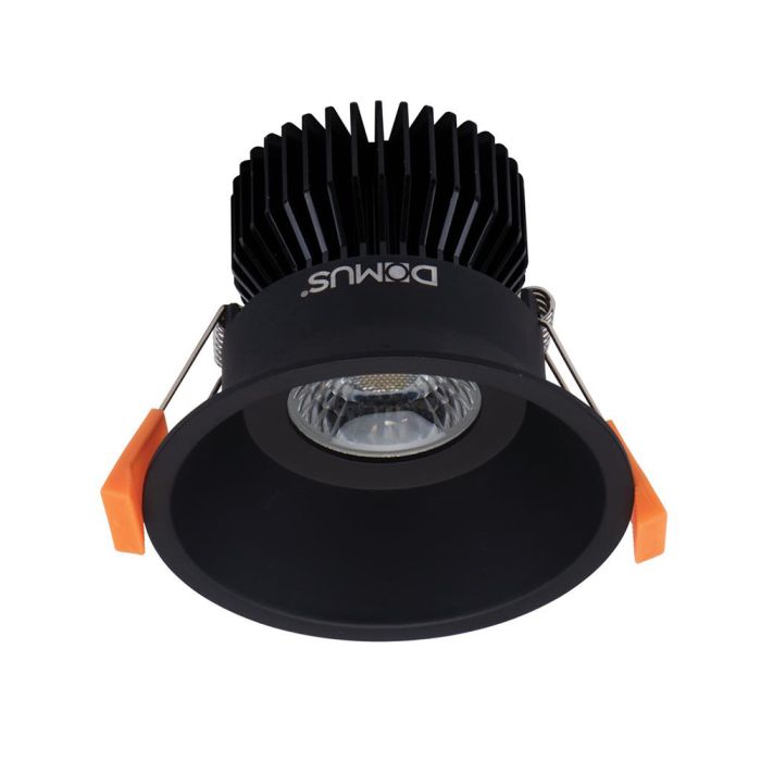 Cell 12W LED 90mm Dimmable Downlight Black / Tri-Colour - 20773	