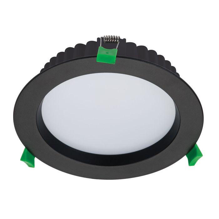 Deco 20 Watt Dimmable Round LED Downlight Black / Tri Colour DALI - 21595