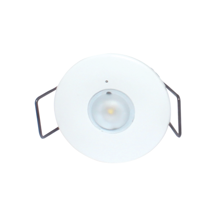 1.8W LED EMERGENCY NON-MAINTAINED D40 CLASS MINI RECESS WHITE 66047