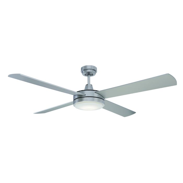 Luna 1300 Ceiling Fan with LED Light Silver ( 1UNIT ONLY )