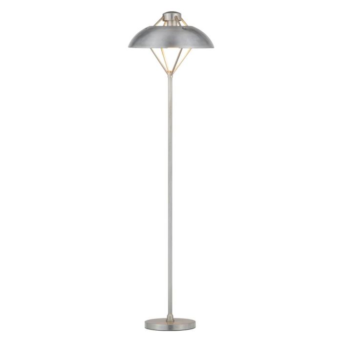 FORGE-FL FLOOR LAMP 1 X E27 240V SILVER 22713