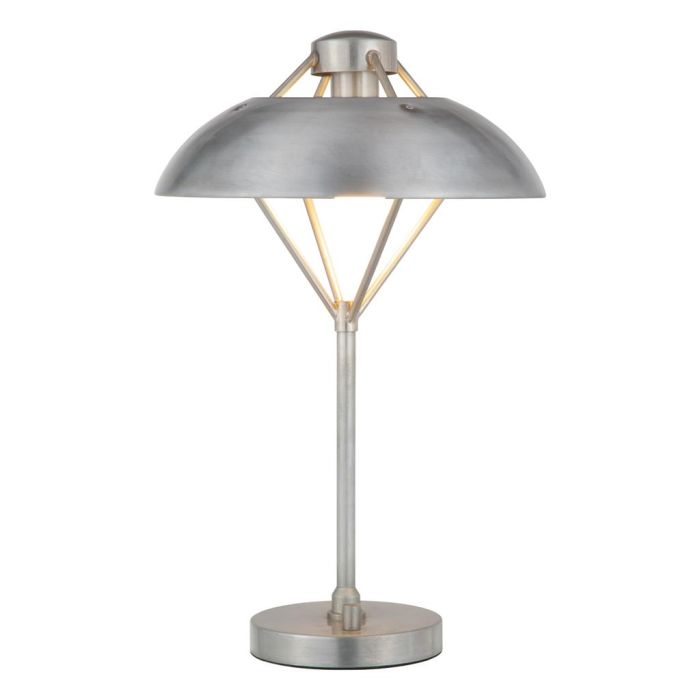 FORGE-TL TABLE LAMP 1 X E27 240V SILVER 22712