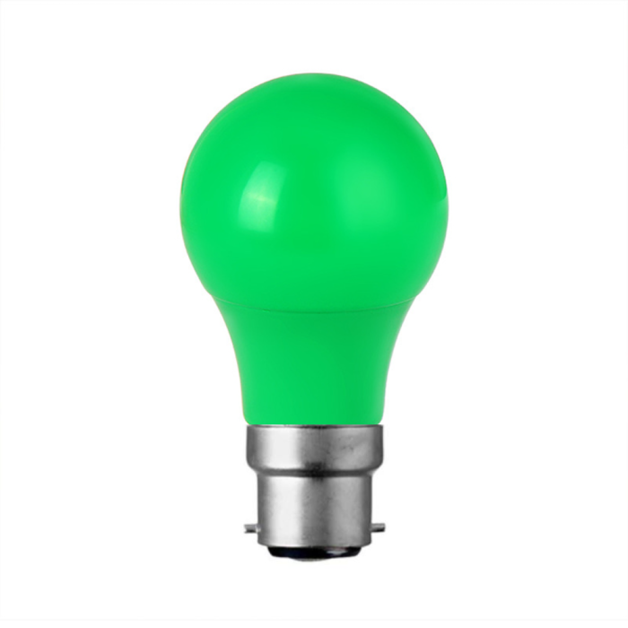 Green 5w LED Globe B22