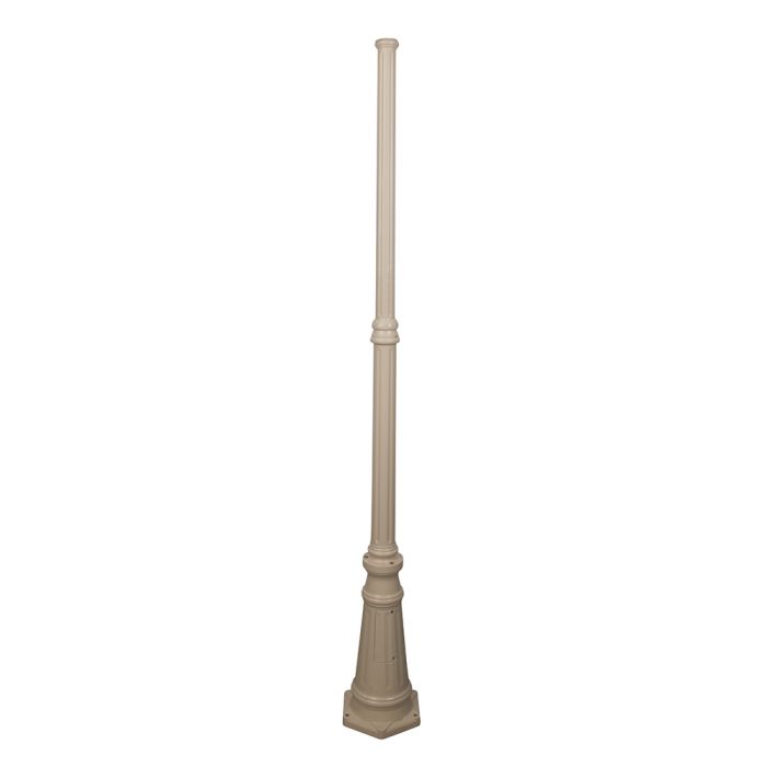 Turin 1.93 Meter Tall Base Exterior Post Beige - 16039	