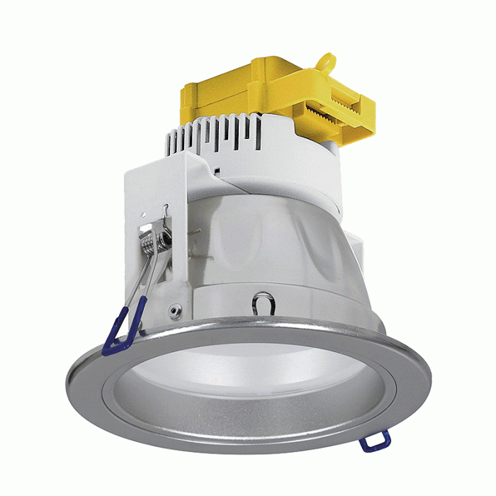 Dimmable 12W LED Downlight Satin Chrome LDL125-BA Superlux