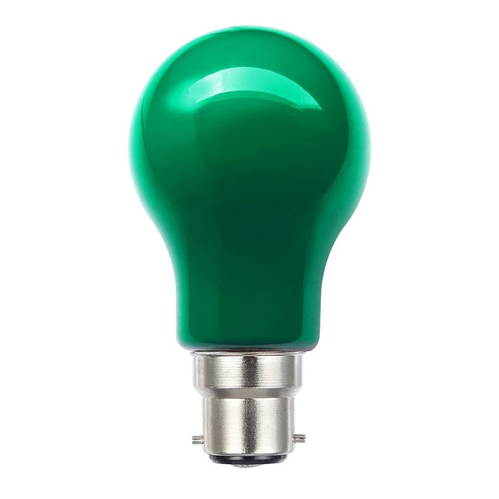 Green Party Light Globe 3w Bayonet Cap