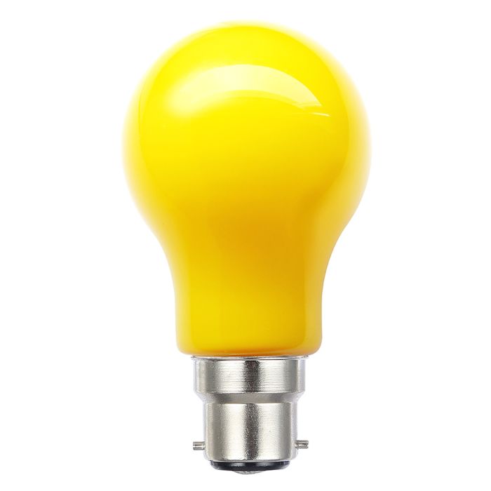 Yellow Party Light Globe LED 3w Bayonet Cap