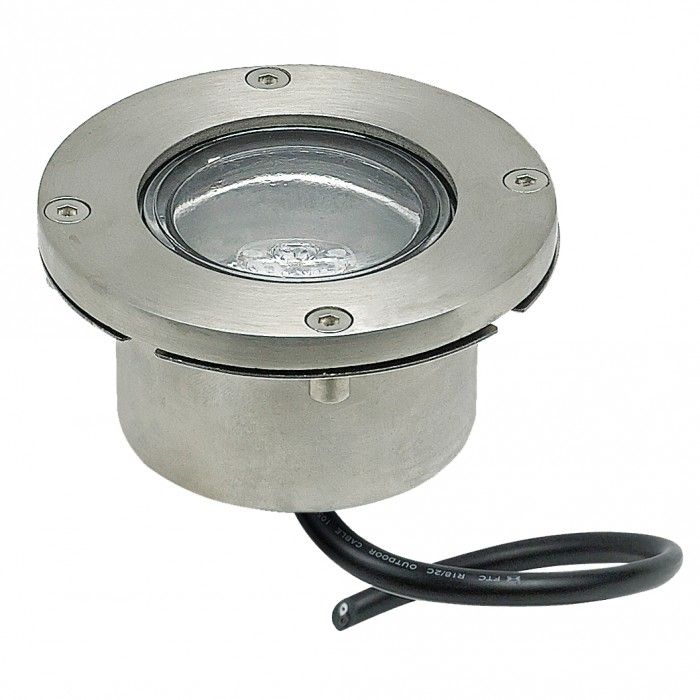 LED Recessed Light IP68 Silver/Grey, Black, Copper 5.5W LLED1010-SS Superlux