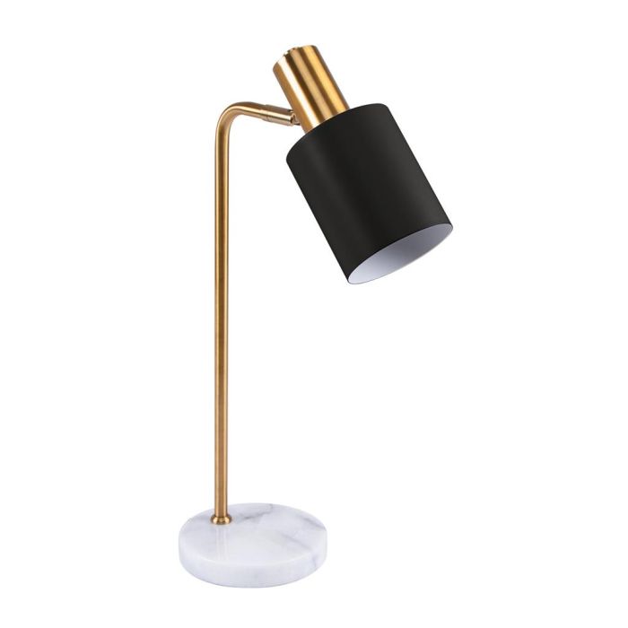 MARISOL-DL MARBLE S/BRASS D/LAMP 1XE14 240V BLACK 22522