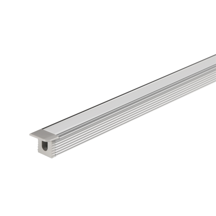 MICRO RECESSED PROFILE PER METER ALUMINIUM 21956