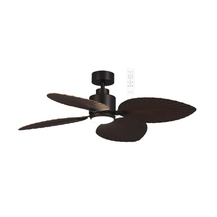 MKDC1243OB Kingston DC 1260mm 3 ABS Blade WIFI Remote Control Ceiling Fan with Variable Dim 24w CCT LED Light Old Bronze