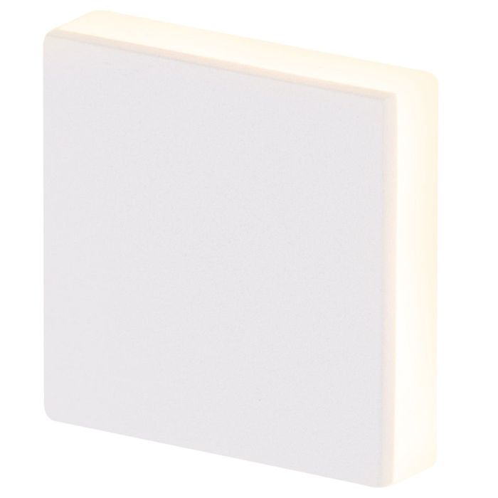  Cyrus LED Square Step Wall Light White-MWL007WHT