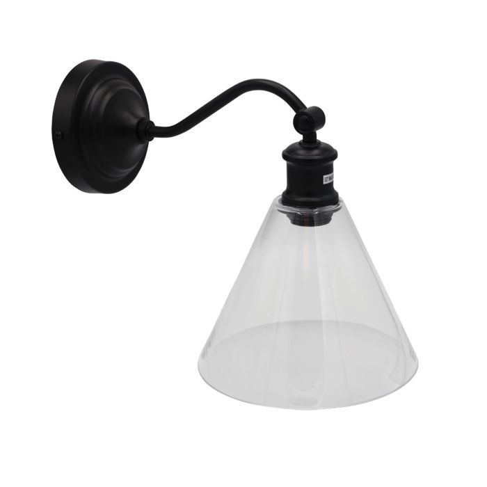 ABBY WALL LIGHT BLACK / CLEAR OL69385BK