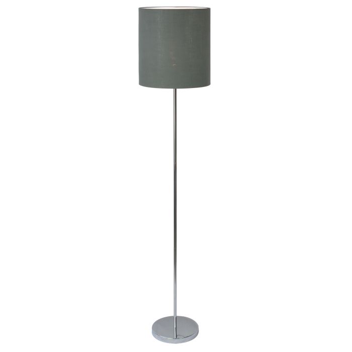 ZOLA FLOOR LAMP CHROME / GREY SHADE - OL90121GY