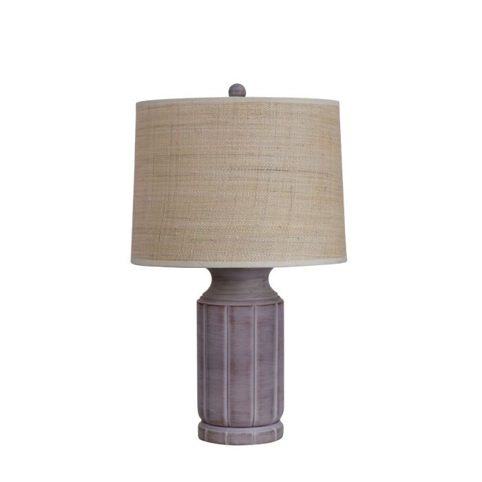 STOTE TABLE LAMP w/ HARP SHADE OL98890