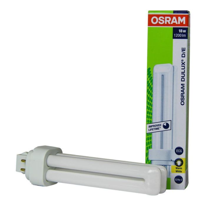 Osram Dulux D/E for electronic ballast, G24q-2, 18 Watt