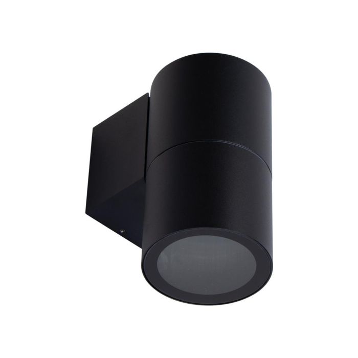 PIPER-1 WALL RND IP65 E27 PAR30 BLK NO LAMP 49250