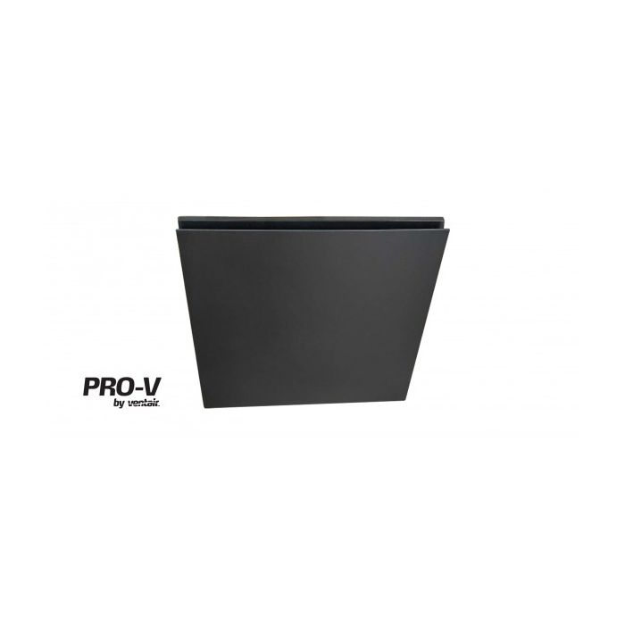 AIRBUS 150 - Premium Quality Side Ducted Exhaust Fan- Square - Black - PVPX150BLSQ