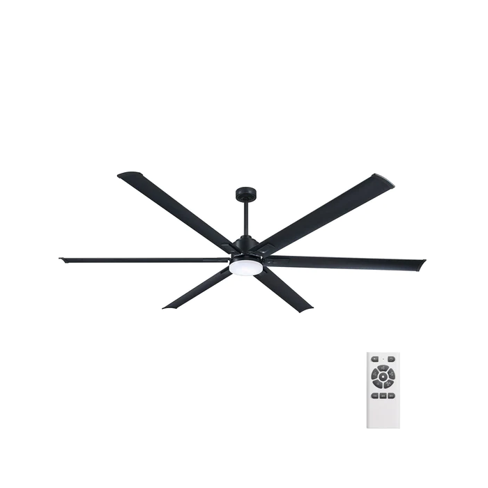 Rhino 1.8m DC Ceiling Fan With LED Light And Remote- FC479180GRFLWL
