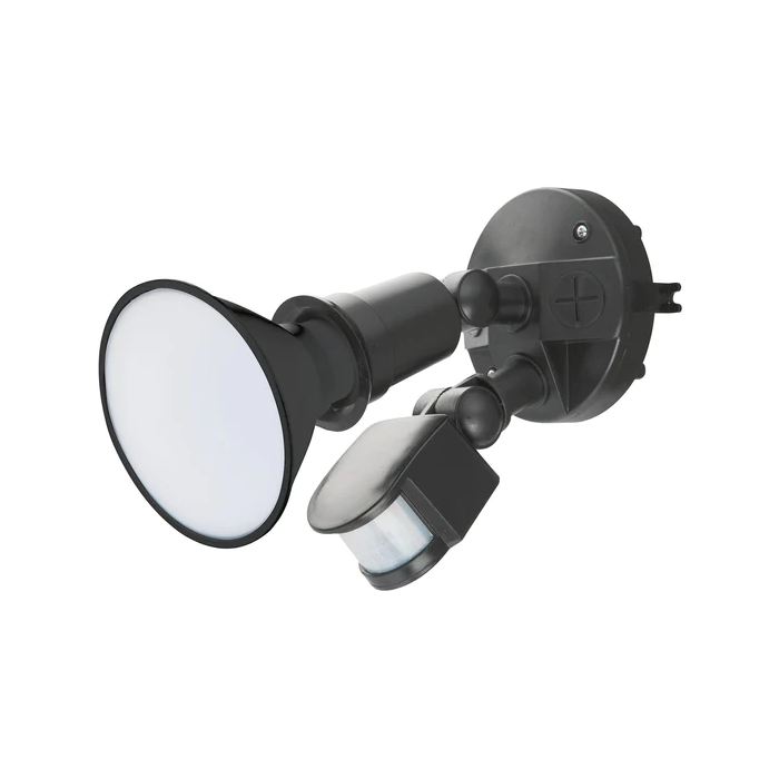 Sanders 1Lt PAR38 LED Flood Light With Sensor- MXD6612BLK-SEN