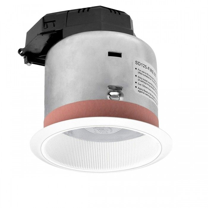 60min Fire Rated Downlight White 100W SD125-FIRE60 Superlux