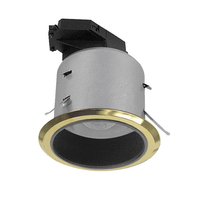 Reflector Downlight with Baffle Gold, Black 100W SD125-GDBL Superlux