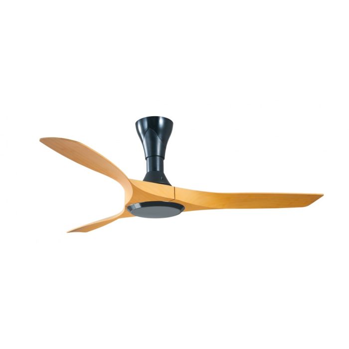 SEATTLE DC - 56"/1400mm Energy Saving DC ABS 3 Blade Ceiling Fan in Light Oak (Light Timber) with Remote Control SEA1403LO-DC Ventair