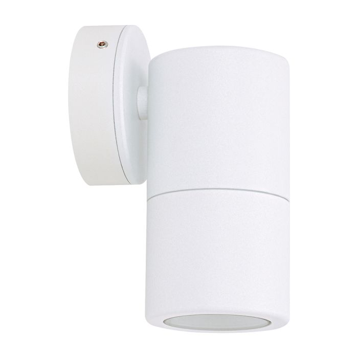 Shadow 6W 240V LED Fixed Wall Pillar Light White / White - 49158