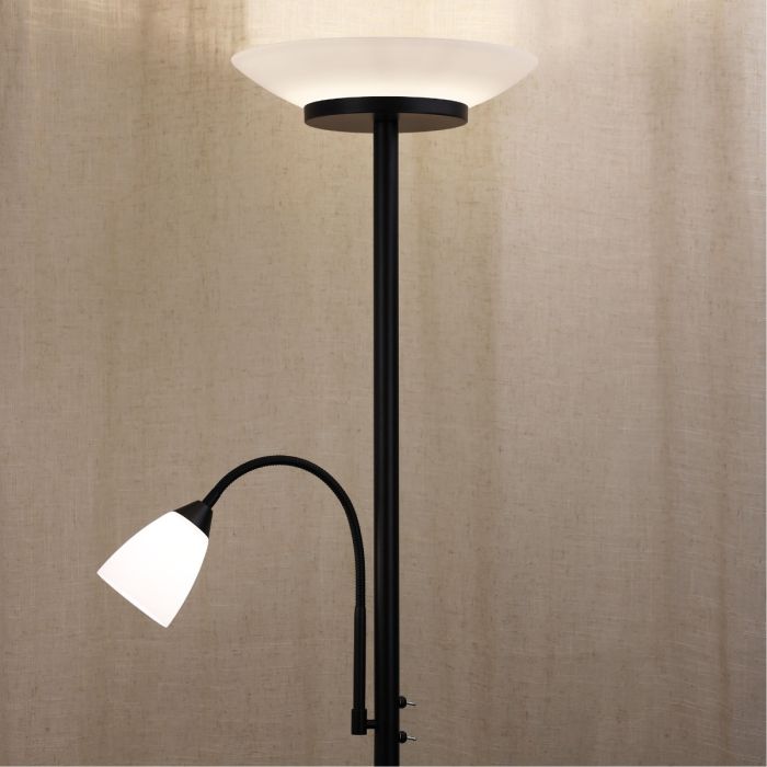SIENA LED Mother and Child floor lamp 3 colours to choose from - -Black